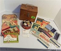 Vintage Buttons-Sewing Needle Cards-Snaps