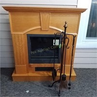 Electric Fireplace w/Accessories