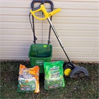 Lawn Spread, Edger & Fertilizer