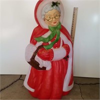 Blow Mold Mrs. Santa Clause