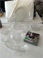 crystal/glass dishes
