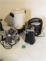 coffee makers, can opener