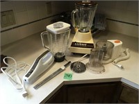 blender, food processor, electric knife