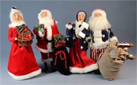 (2) Mr. & Mrs. Claus Byers Choice Couples