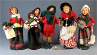 (5) Assorted Christmas Byers Choice Carolers