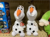 (2) OLAF PLUSH - TY BRAND