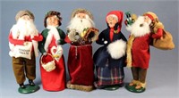 5pc Byers Choice Mrs. & Mr. Claus