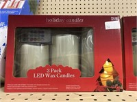 3 PACK LED CANDLES WITH REMOTE