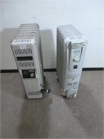 2 Heaters - One Wheel Broken - Untested