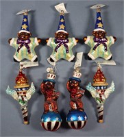 (6) Christopher Radko Ornaments