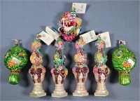 (7) Christopher Radko Ornaments