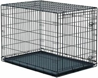 NEW WORLD METAL DOG CRATE, 48 X 30 X 33 INCHES