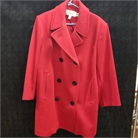 Talbot Size 16 Wool Christmas Red Coat