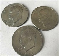 (3) Eisenhower Dollars