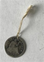 1854 Half Dime (Has been turned into jewelry