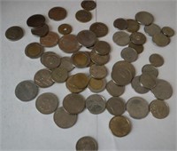 50+ Foreign Coins (Spain, Italy, Central & South