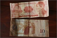 Foreign Bank Notes from Venezuela & Honduras