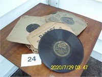 VINTAGE VICTOR 78 RPM RECORDS, LOT OF 20