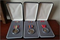 (3) Military Service Medals