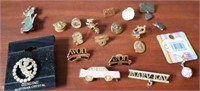 (20) Small Pins & Jewelry
