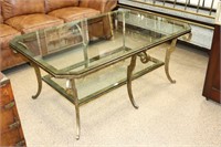 Furniture Large Glass Coffee Table