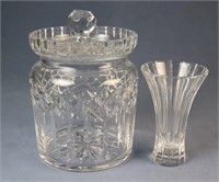 2pc. Waterford incl. Biscuit Jar