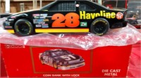 Nascar #28 Texaco Havoline 1/24 Scale Bank,