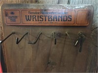 Country Store Style Leather Wristband Display