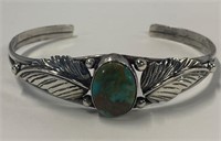 Sterling Bracelet with Turquoise