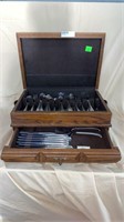 47pc Northford Pewter Silverware, and Pacific