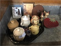 Sugar Bowls, Tea Pots and Home Decor Items