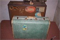 Antique suitcases