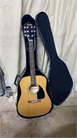 Fender FA-100 Acoustic Guitar With Hard Case and