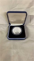 1980 Elizabeth II 80thBithday 1 ounce Silver
