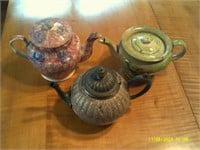 Assortment of Tea Pots
