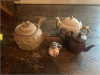 4pcs- Unusual Tea Pots and Pitcher
