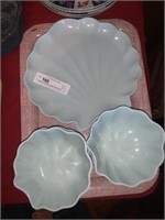Melamine-Ware 8pc Shell-Form Dish Set