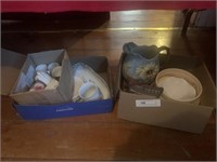 2 Box Lots- Decorative Porcelain and China