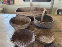 Splint Oak, Reed and Other Early Baskets