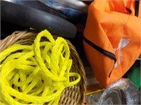 misc rope orange bag