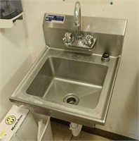 stainless steel hand washing sink