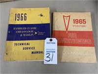 ‘65 Pontiac & ‘66 Rambler Classic Manuals