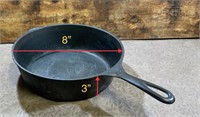 8" Cast Iron Fry Pan