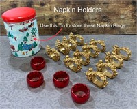 Storage Tin / Napkin Rings