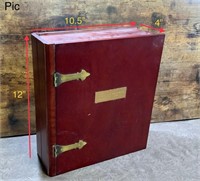 Secret Compartment Book Keepsake Box