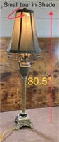 Beaded Shade Table Lamp (damaged)