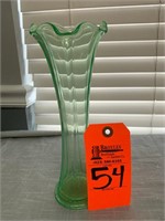 Uranium glass vase