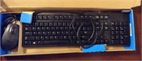 1 Dell keyboard with mouse