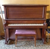 Smith & Barnes Chicago piano & bench