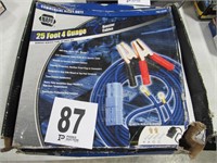 25' Four Gauge Booster Cables
